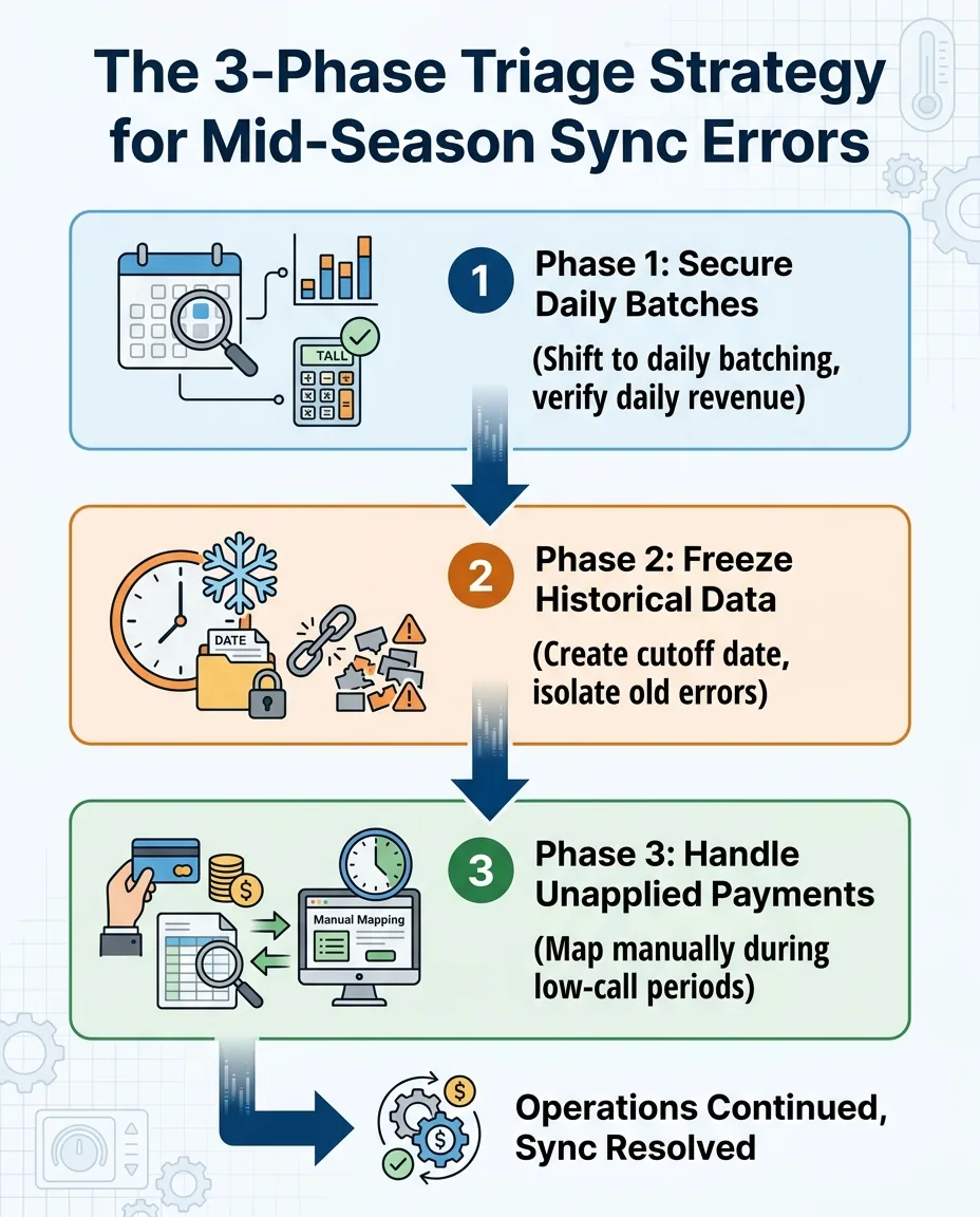 The 3-Phase Triage Strategy for Mid-Season Sync Errors