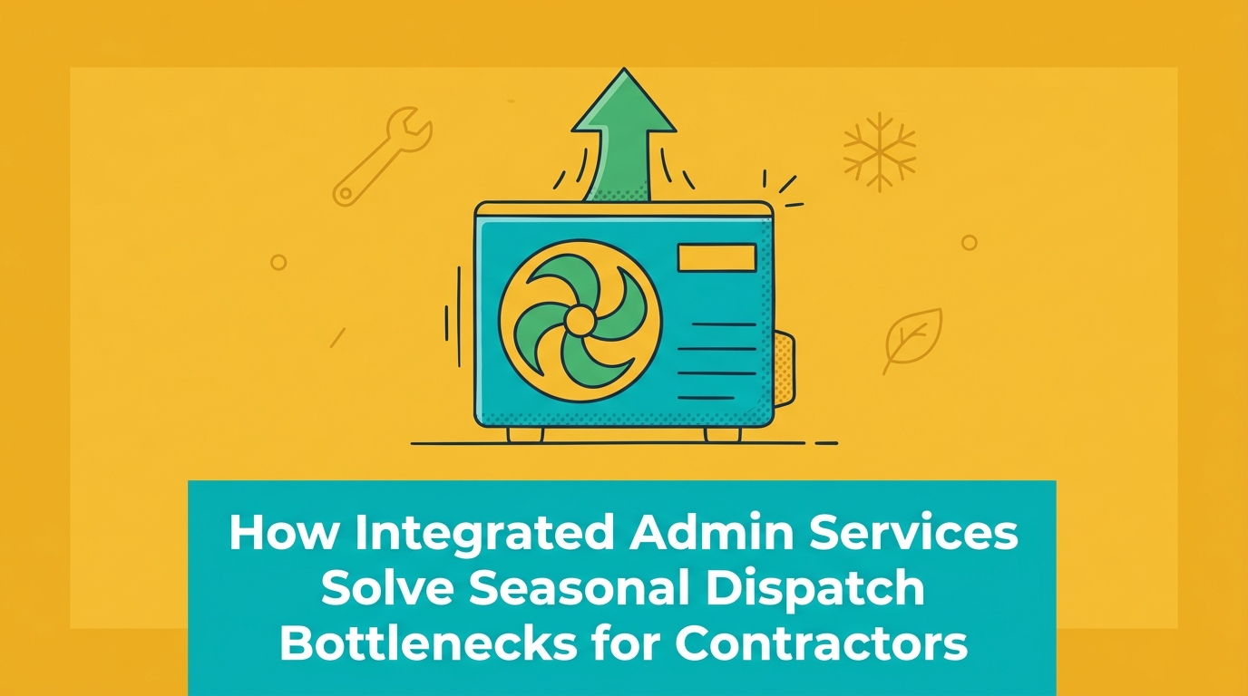 How Integrated Admin Services Solve Seasonal Dispatch Bottlenecks for Contractors