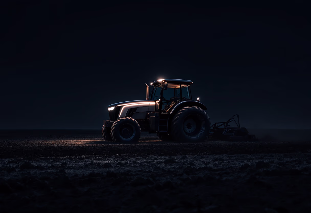 image of tractors in action