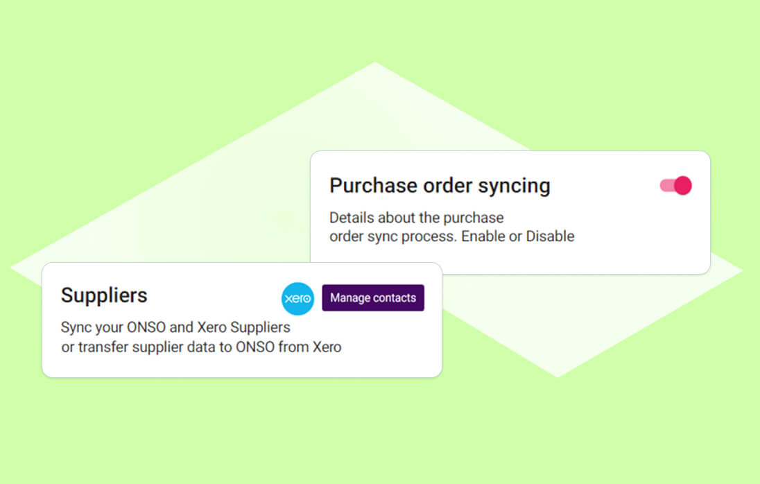 ONSO quote approval screen detailing product SKUs, quantities, and a comparison of three quotes, allowing project managers to quickly approve the best option against the available project budget.