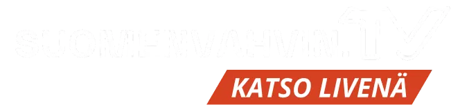 Text logo with 'Suomen Yahvil TV' and a red banner below reading 'KATSO LIVENÄ'.