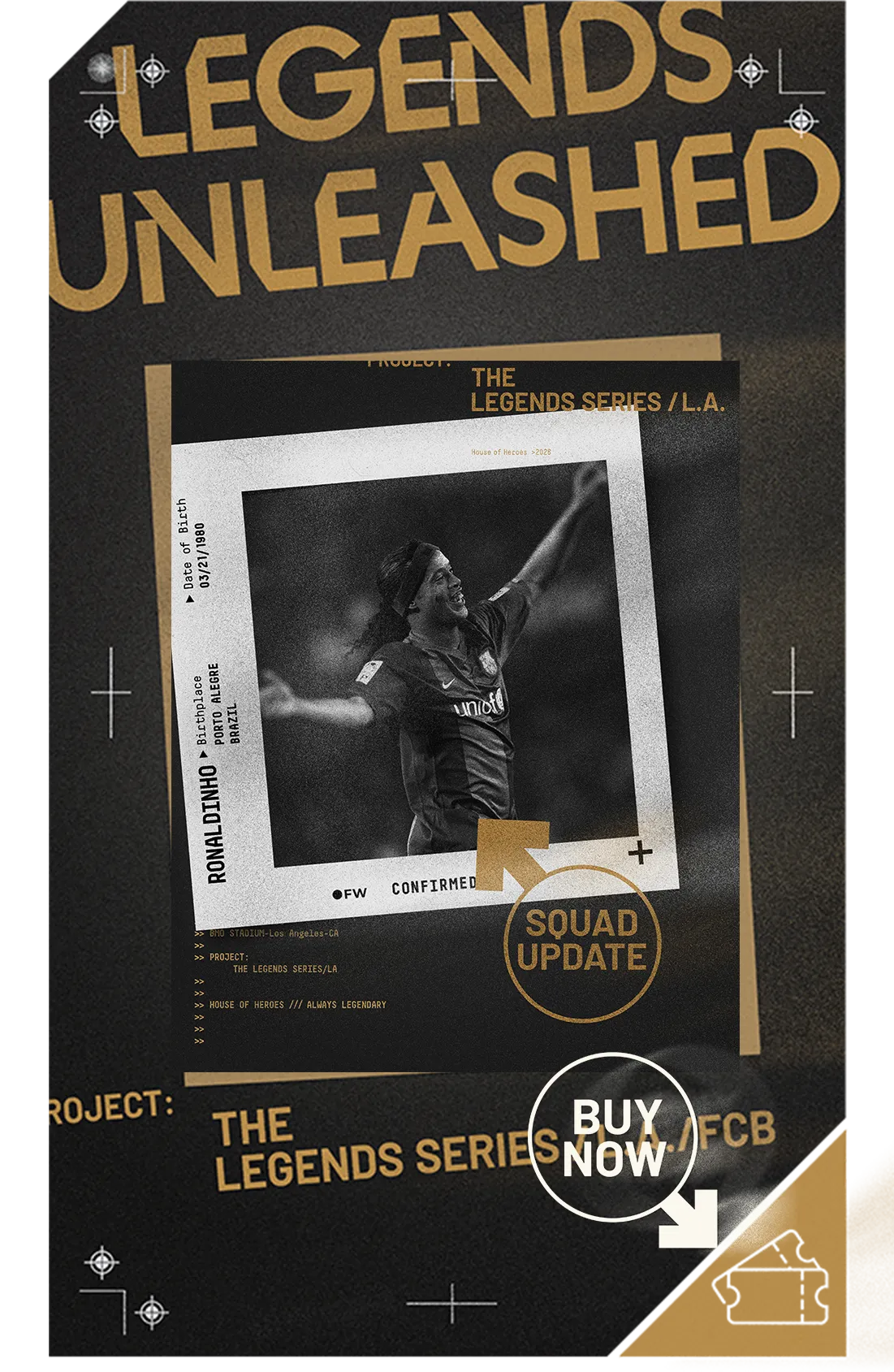 Buy Tickets for Real Madrid Leyends vs Barça Legends