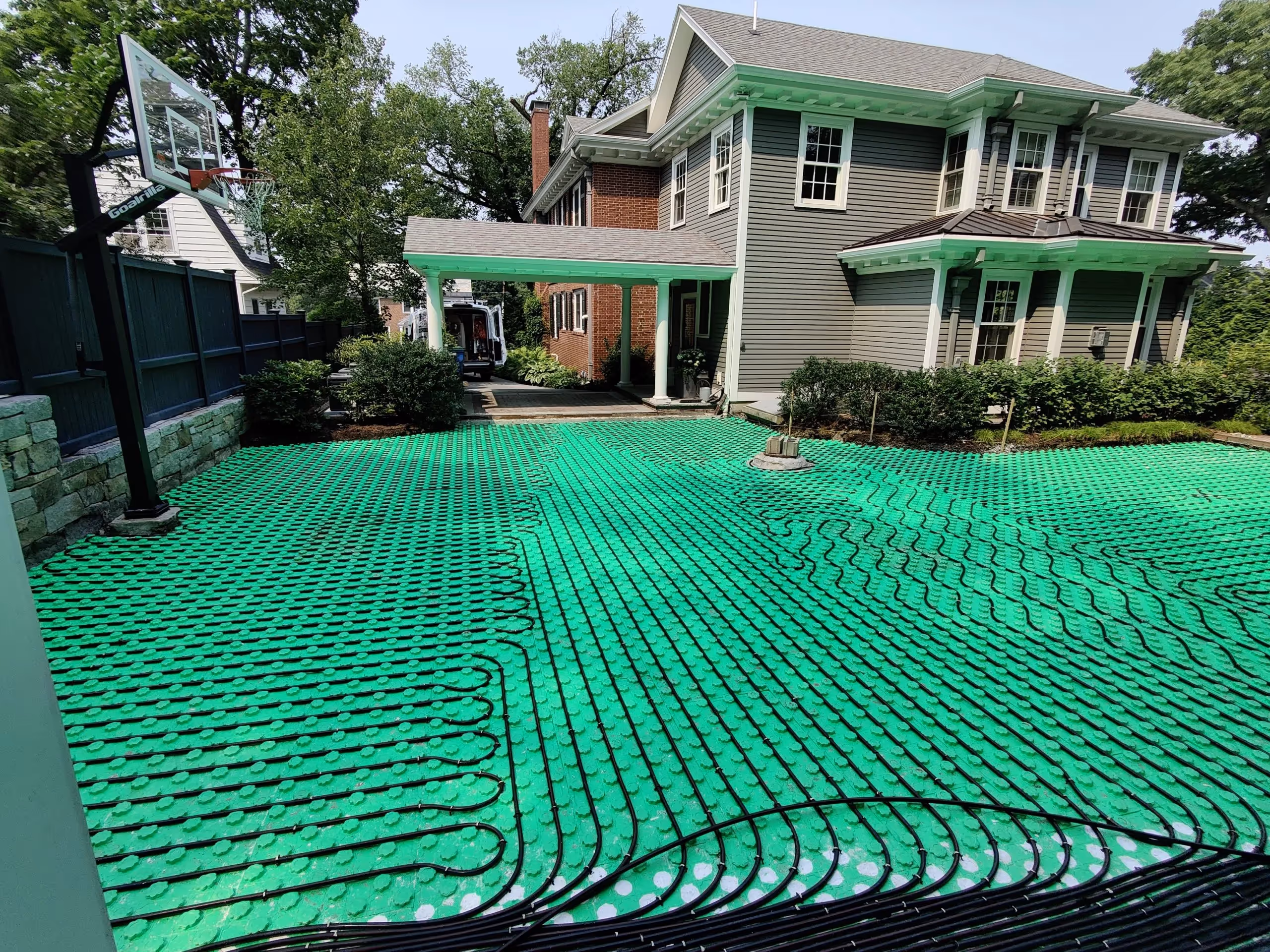 Hydronic Heated Driveways