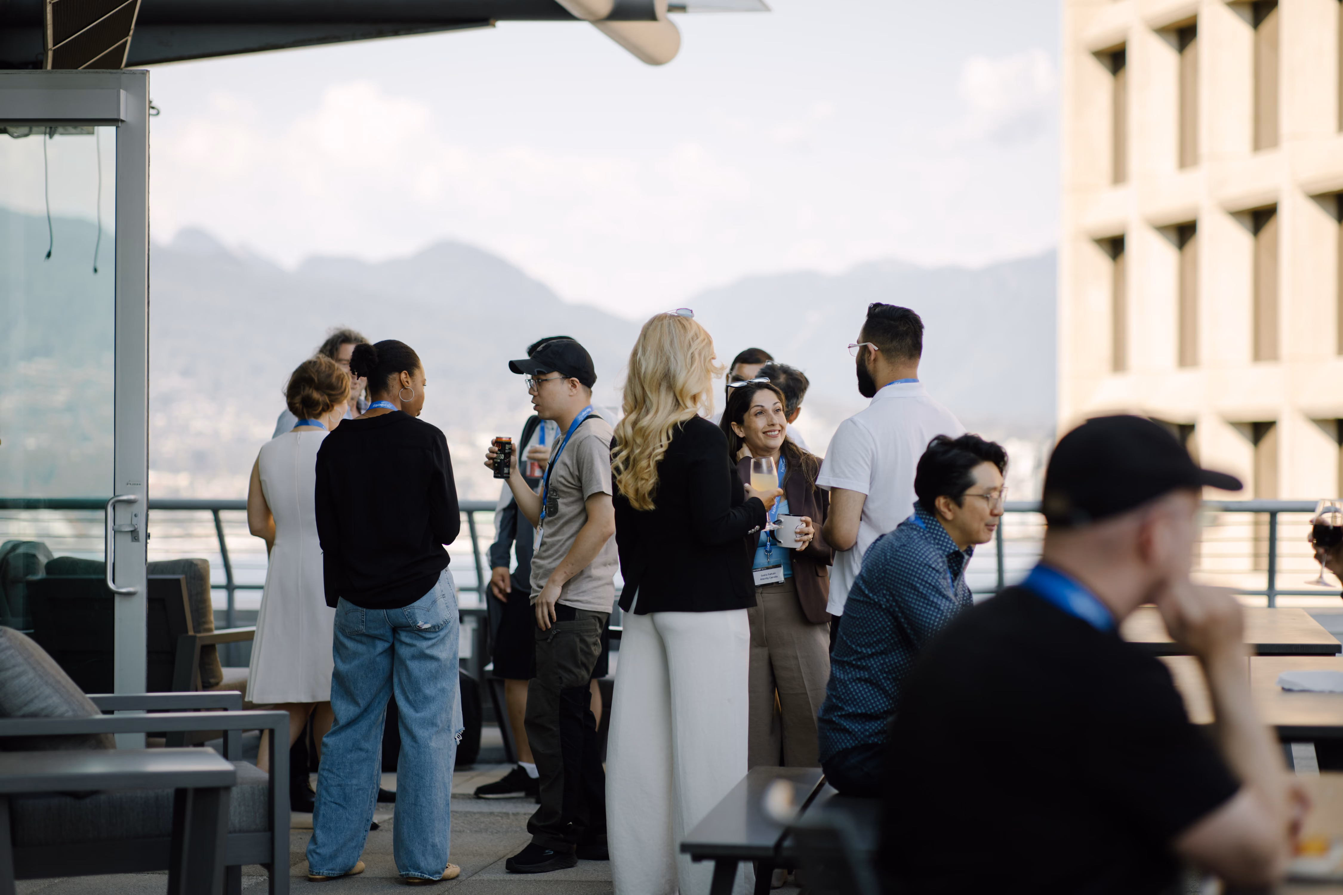 Odyssey & Co. launched this summer as a new event series built for the people shaping the innovation ecosystem. We kicked off the season with a relaxed summer social that brought together our community of founders, investors, and industry leaders. Guests enjoyed light refreshments, mountain views, and meaningful connections at one of the best patios in town, setting the tone for the series ahead. The evening was hosted by Alacrity Canada and our friends at Dentons.
