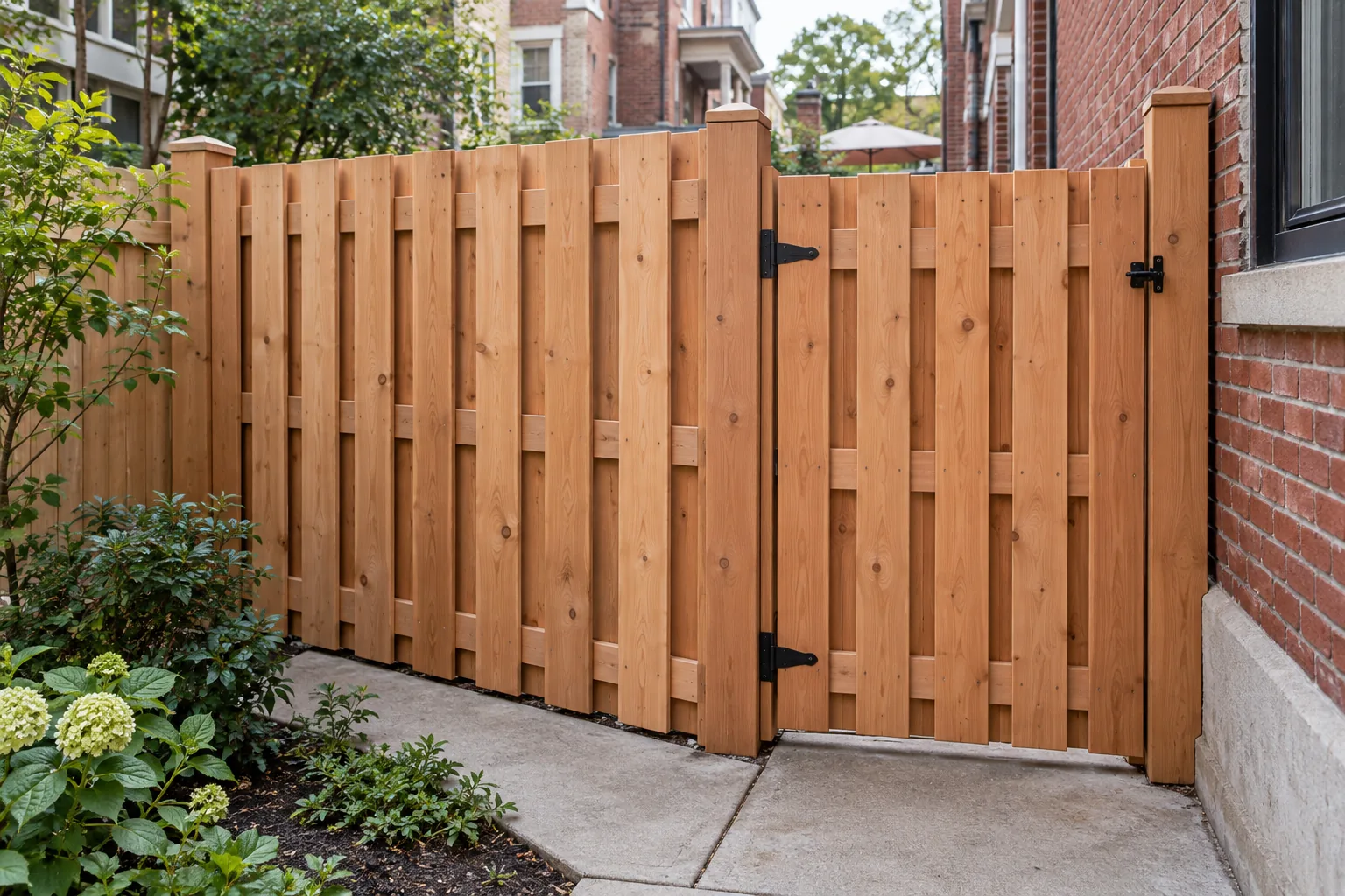 Cedar shadowbox · gate design