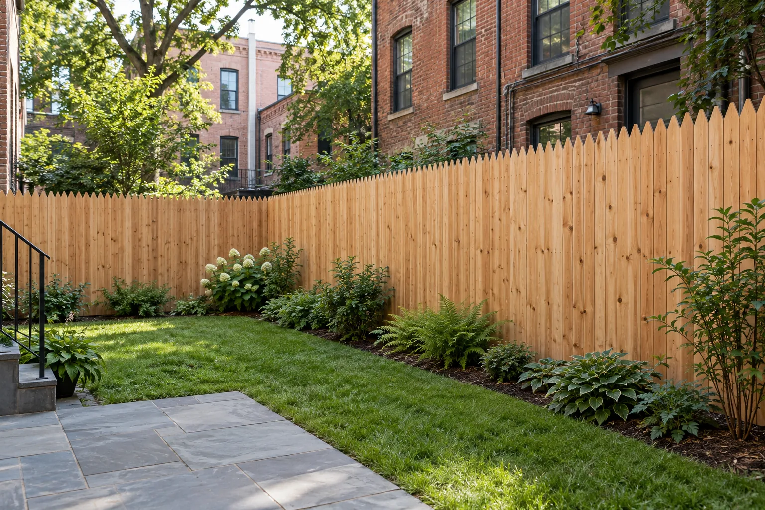 Cedar stockade · property setting