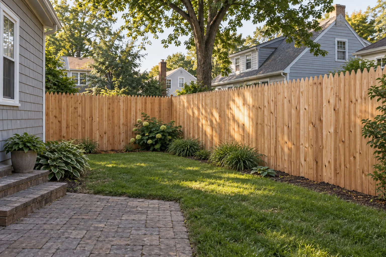 Cedar stockade · alternate property setting