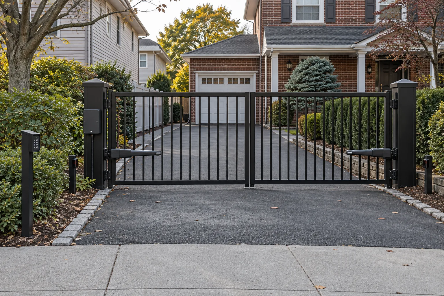 Automated driveway entry · property setting
