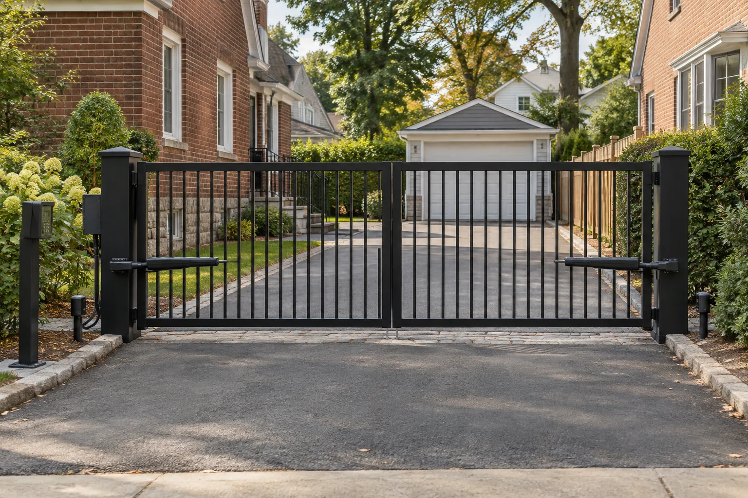 Automated driveway entry · alternate property setting