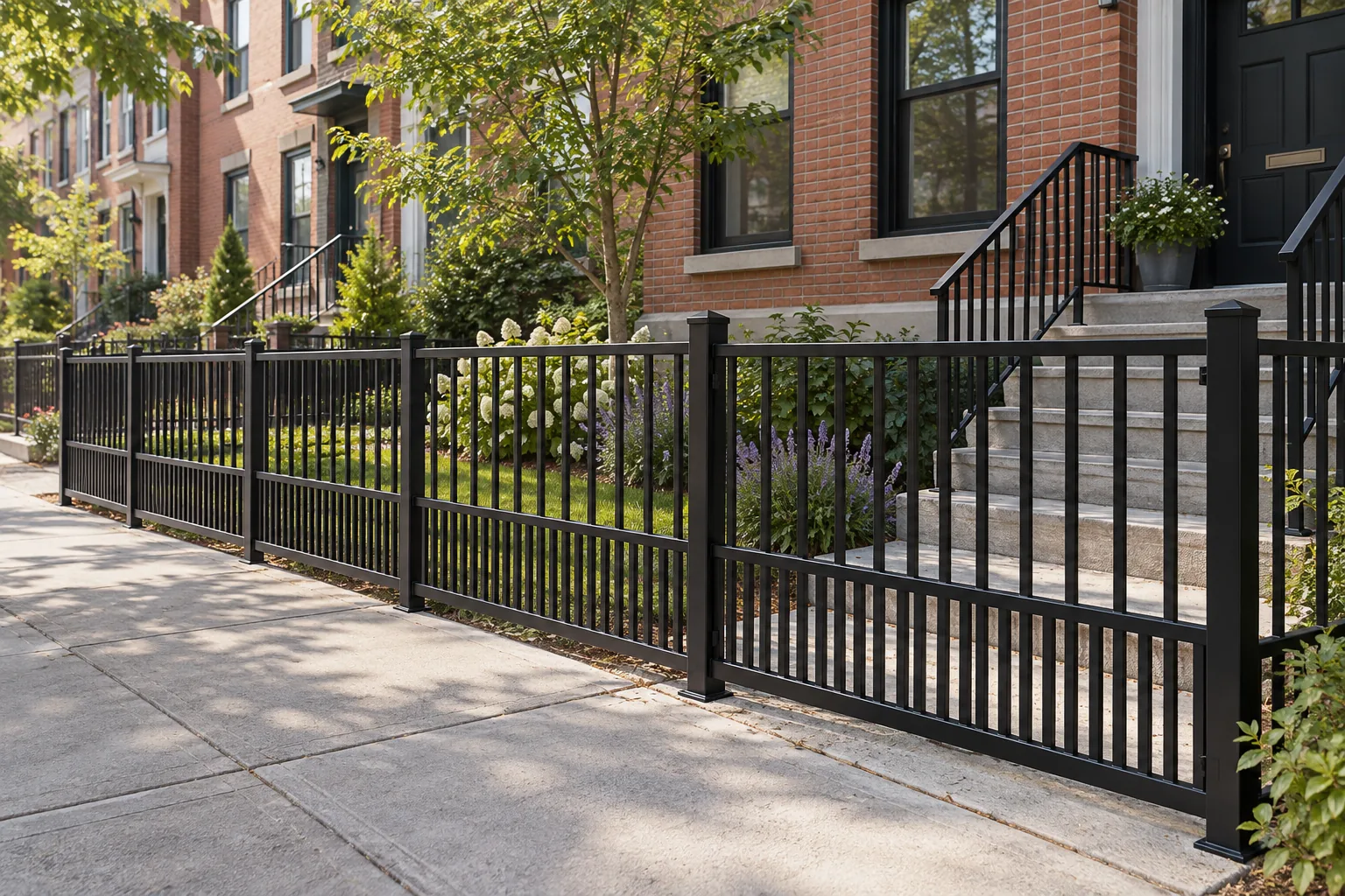 Puppy-picket aluminum · property setting