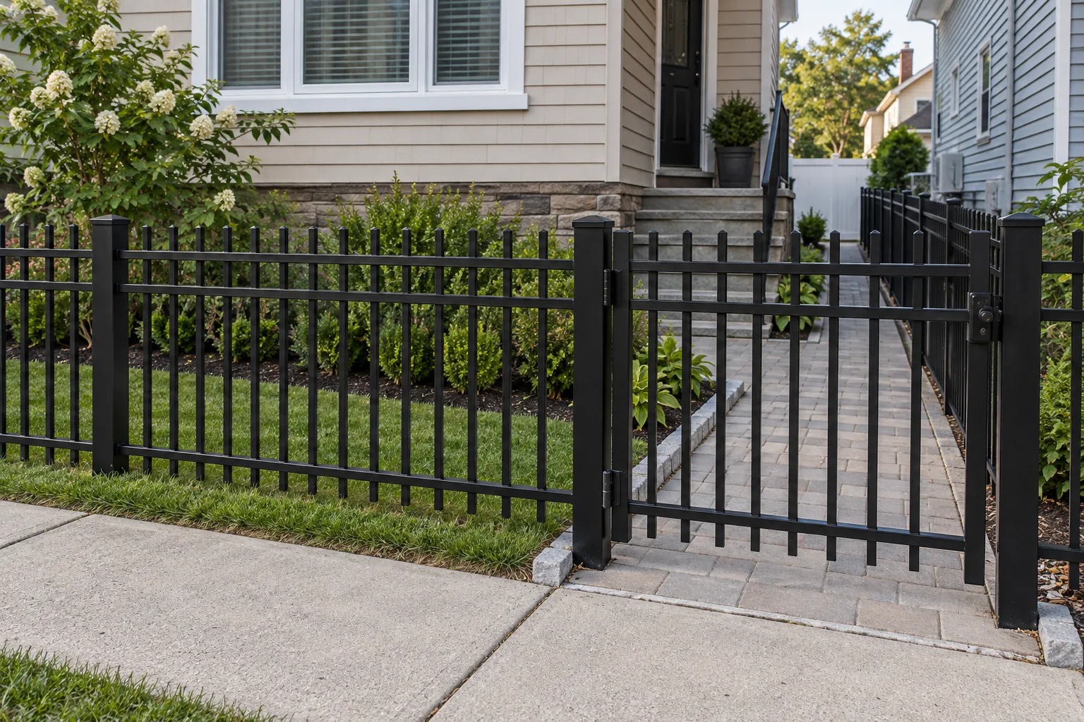 Square-top steel · gate design
