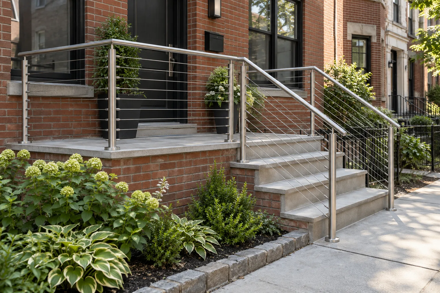 Cable railing · property setting