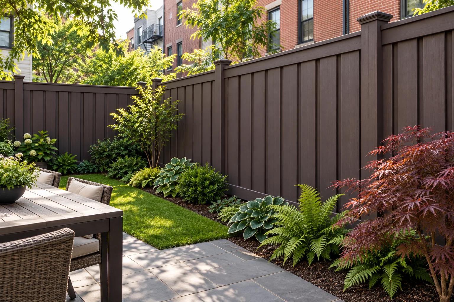 Vertical composite privacy · property setting
