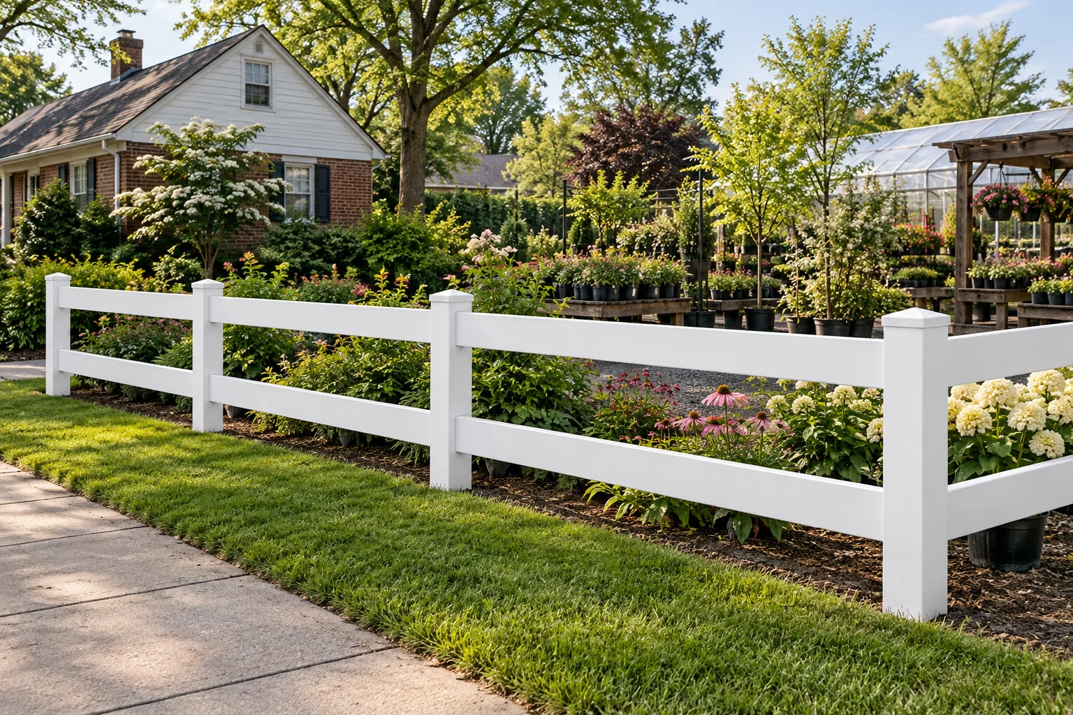 Two-rail vinyl · property setting