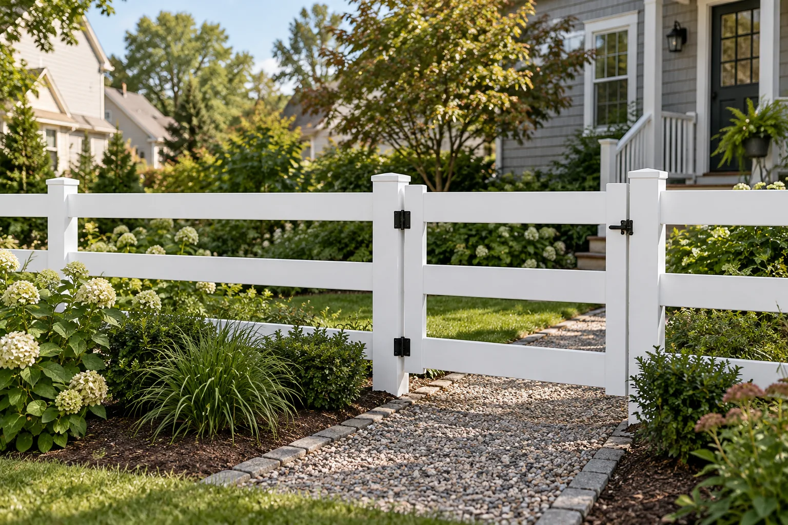 Three-rail vinyl · gate design