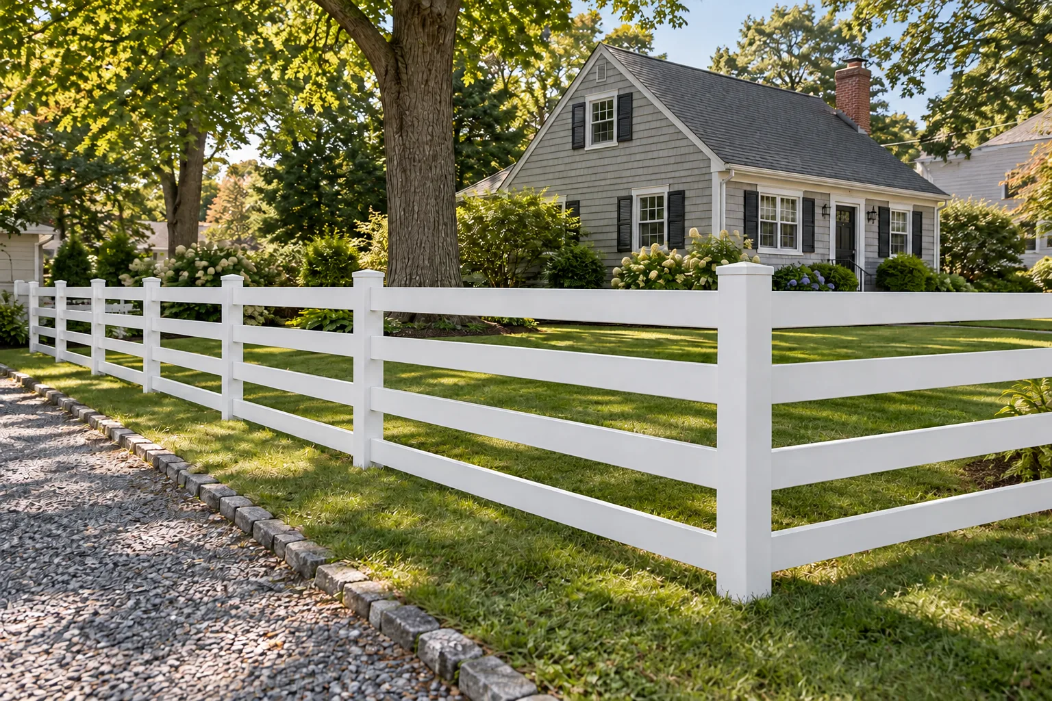 Four-rail vinyl · alternate property setting