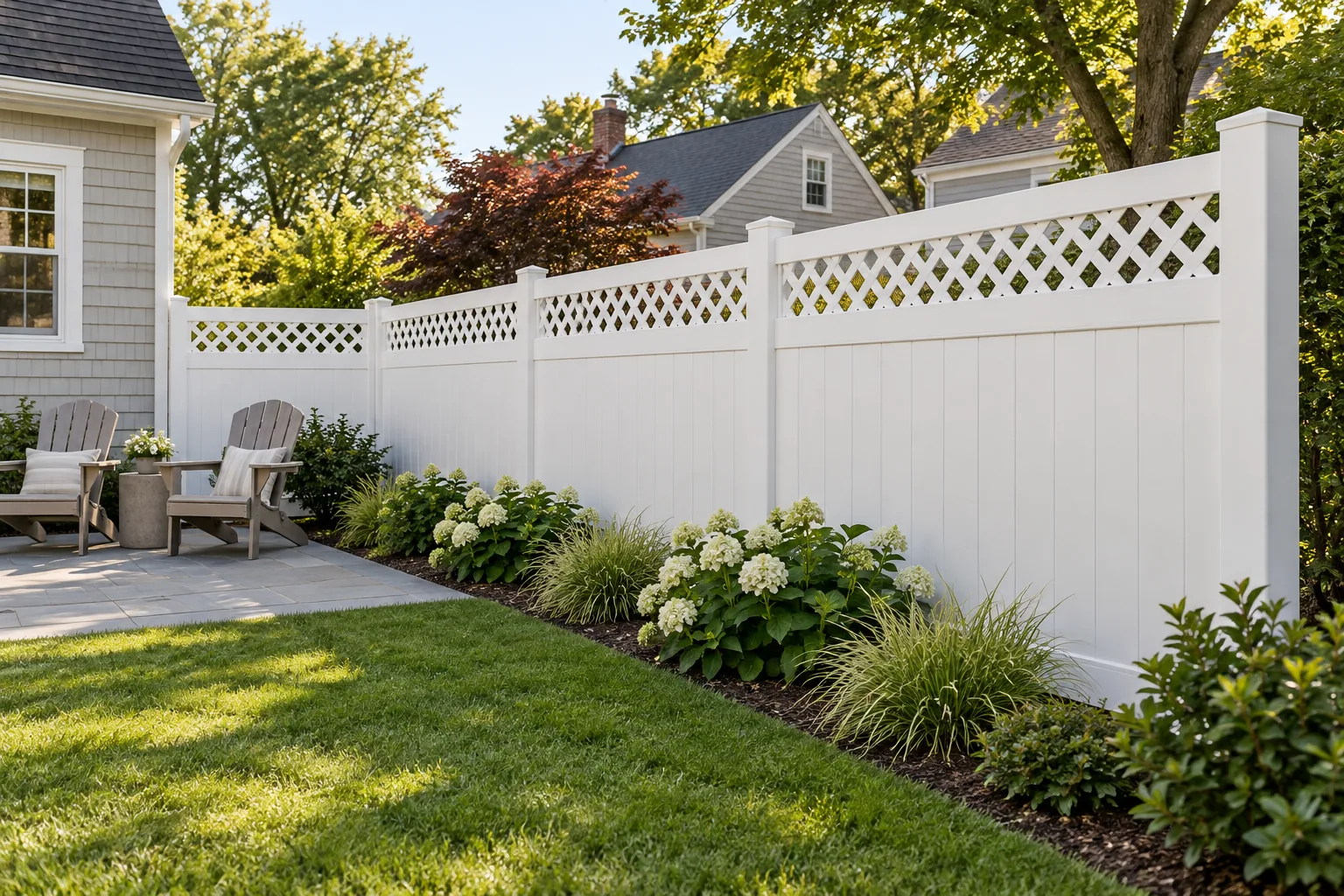Aberdeen lattice top · Suburban garden