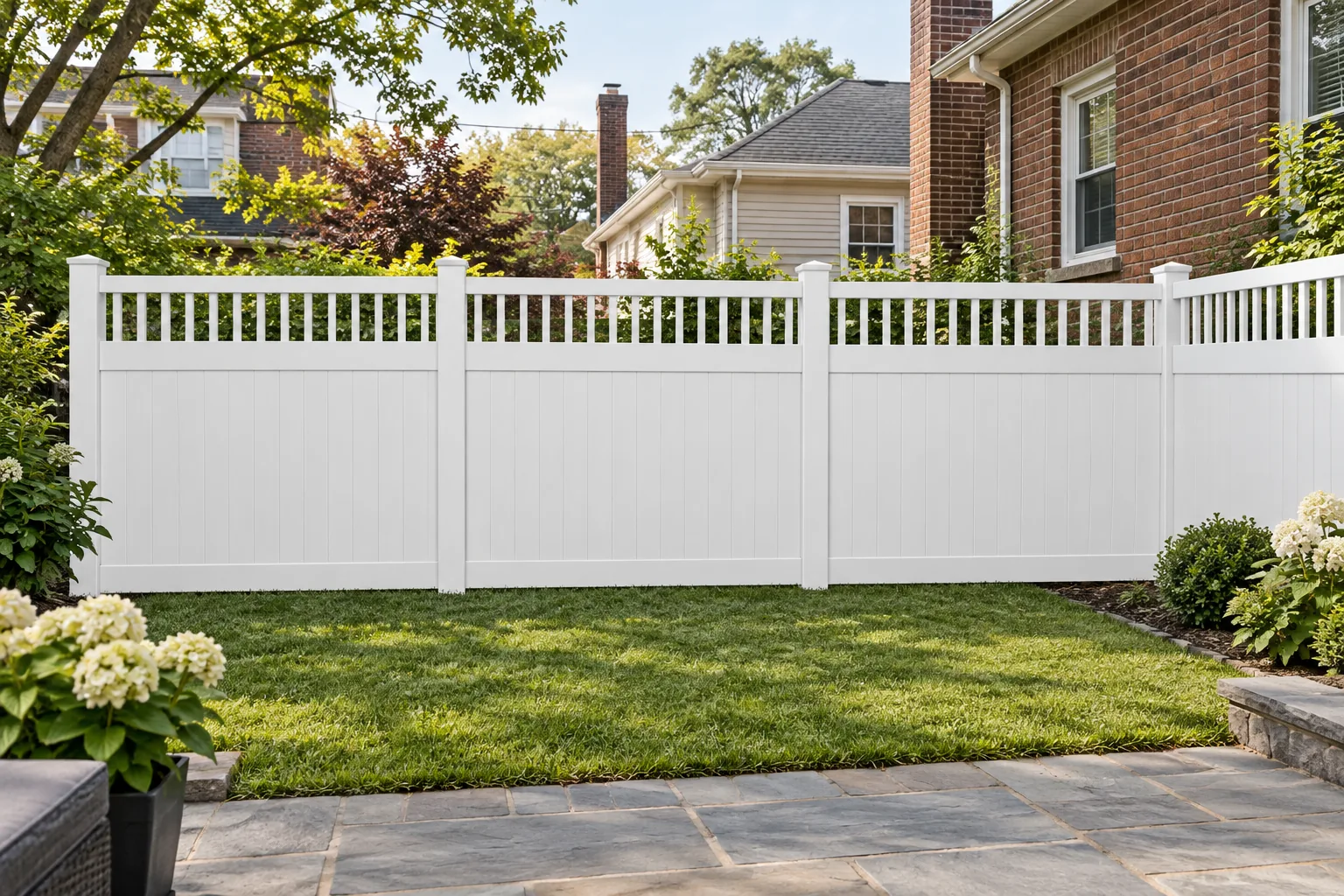 Melrose · full fence view