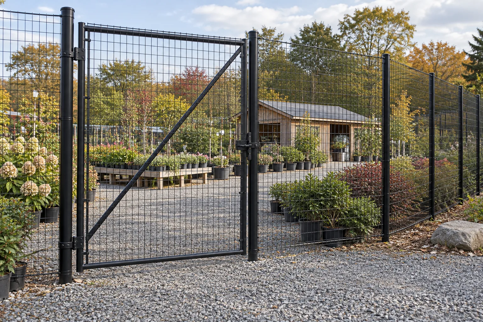 Deer fencing · gate design
