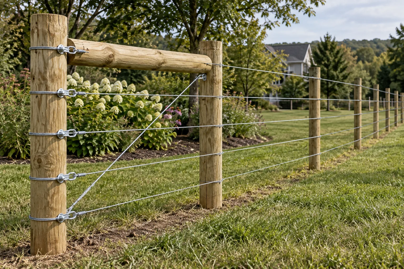 High-tensile wire · close-up design detail