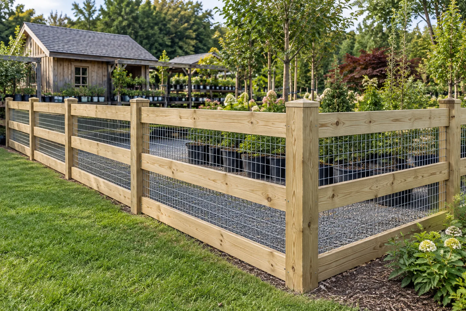 Rail with welded wire · property setting