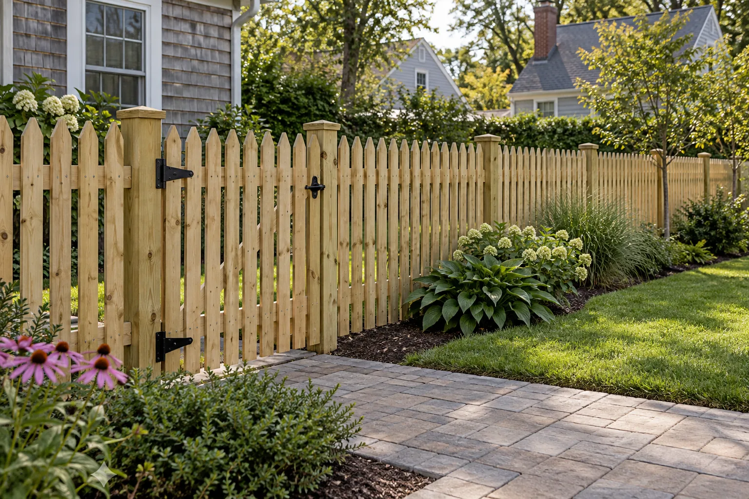 Classic pointed picket · alternate property setting
