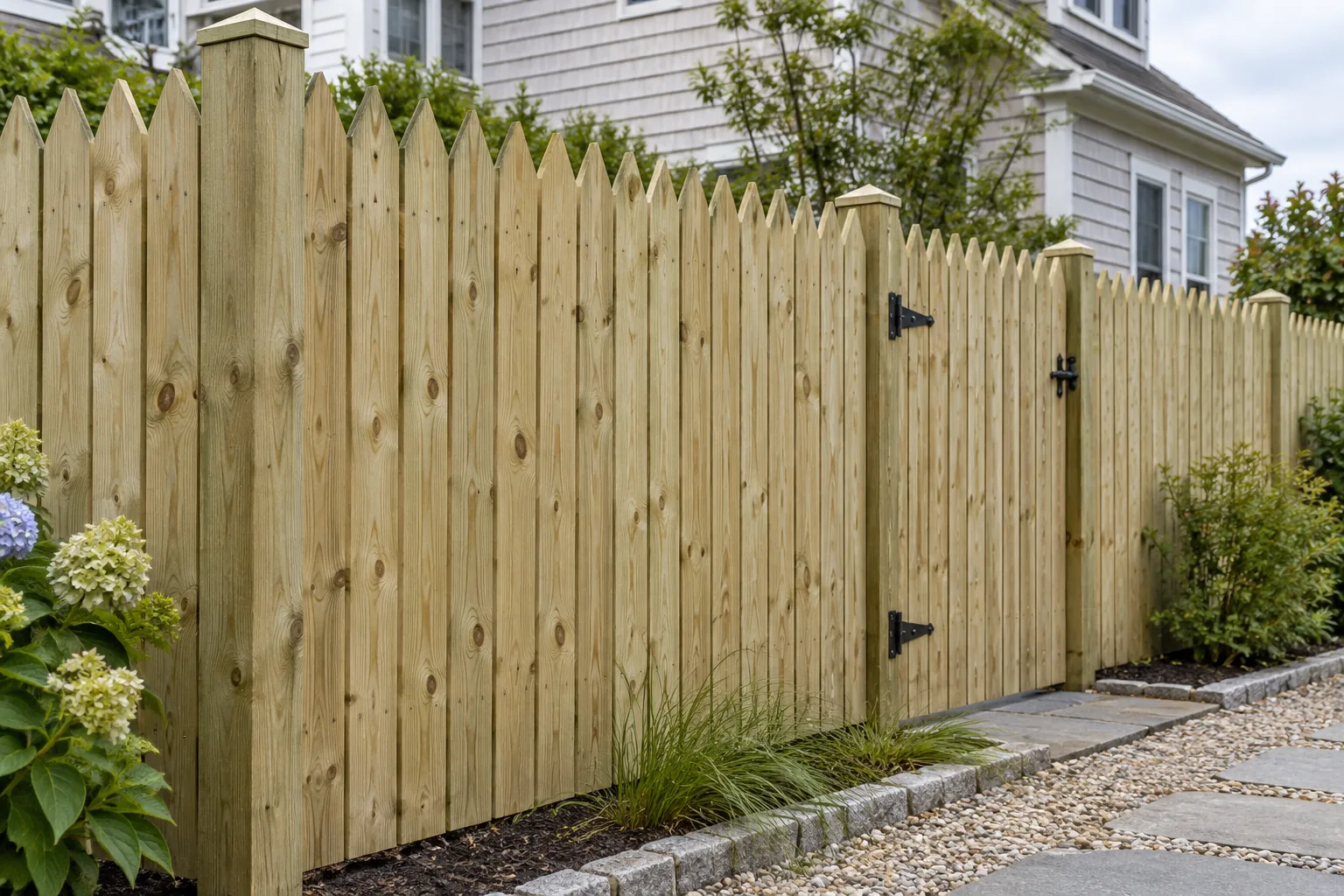 Stockade privacy · close-up design detail