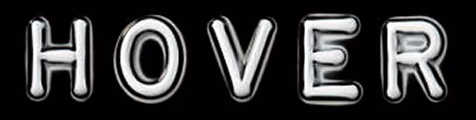 A label that reads 'hover'