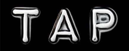 A label that reads 'tap'