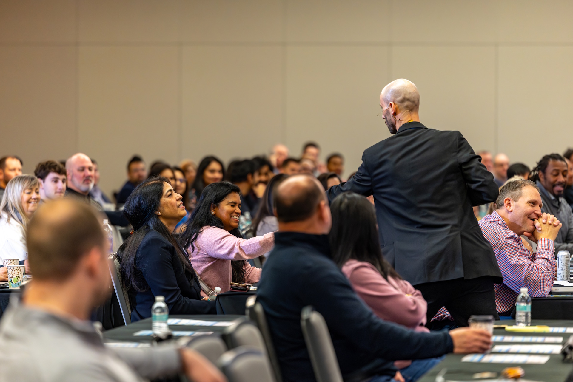 Corporate mentalist performing for NNIT Annual Kickoff at Ocean Casino Resort in Atlantic City, NJ.
