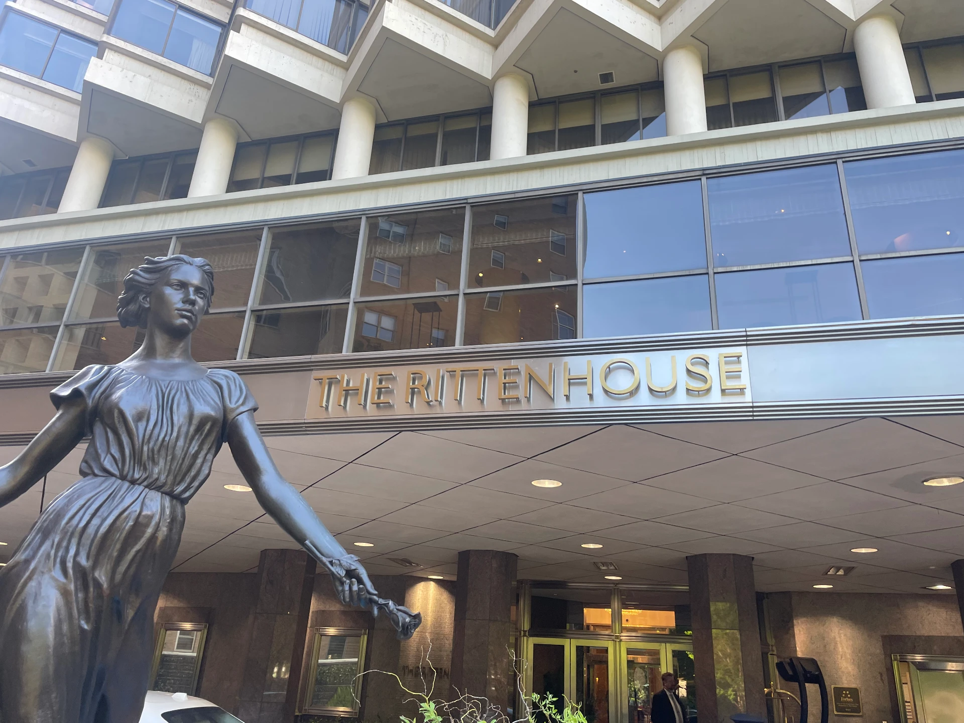 Front of The Rittenhouse Hotel