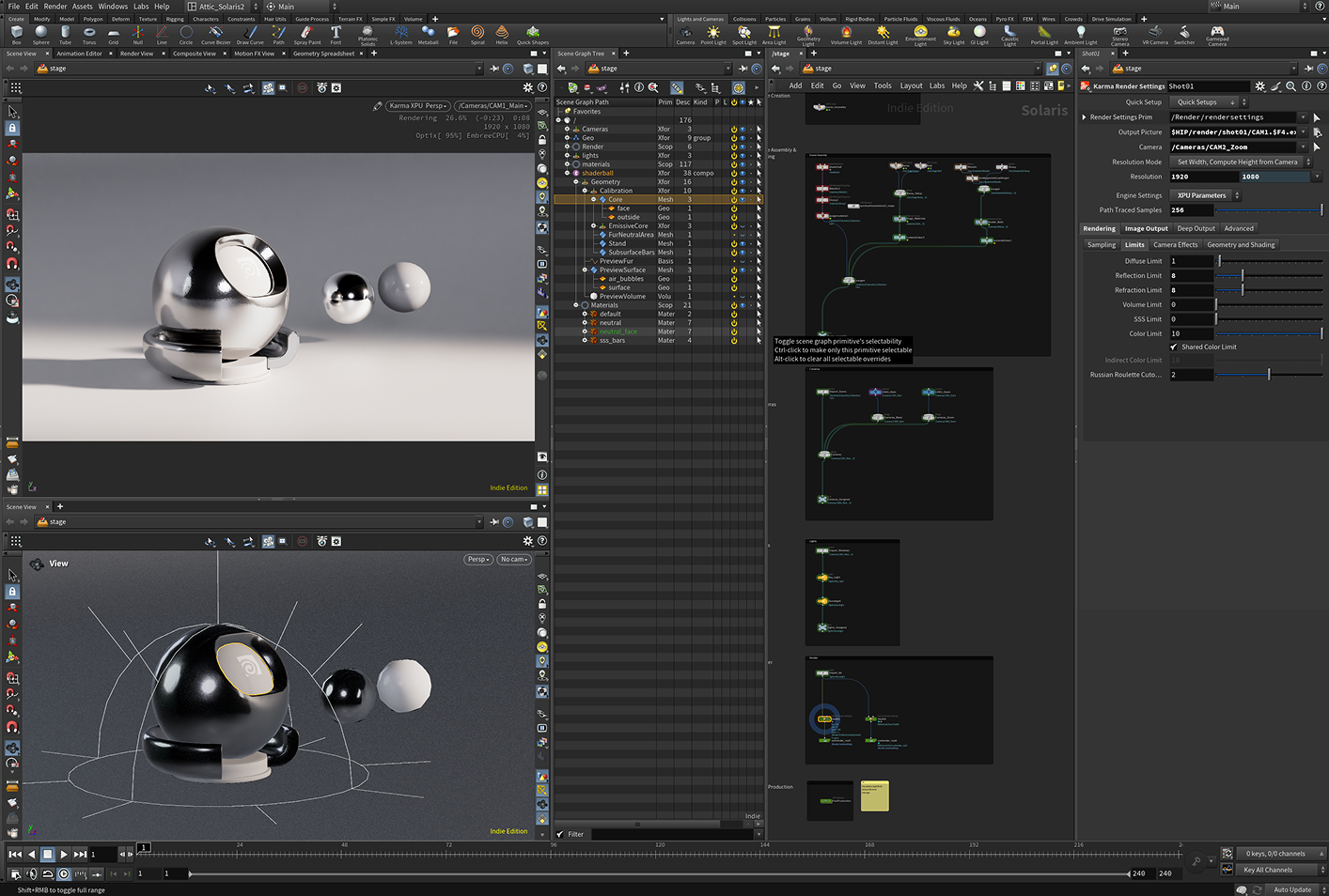 solaris scene structure
