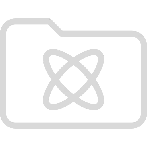 Folder icon with a cloud and four interconnected nodes symbolizing data science or network services.