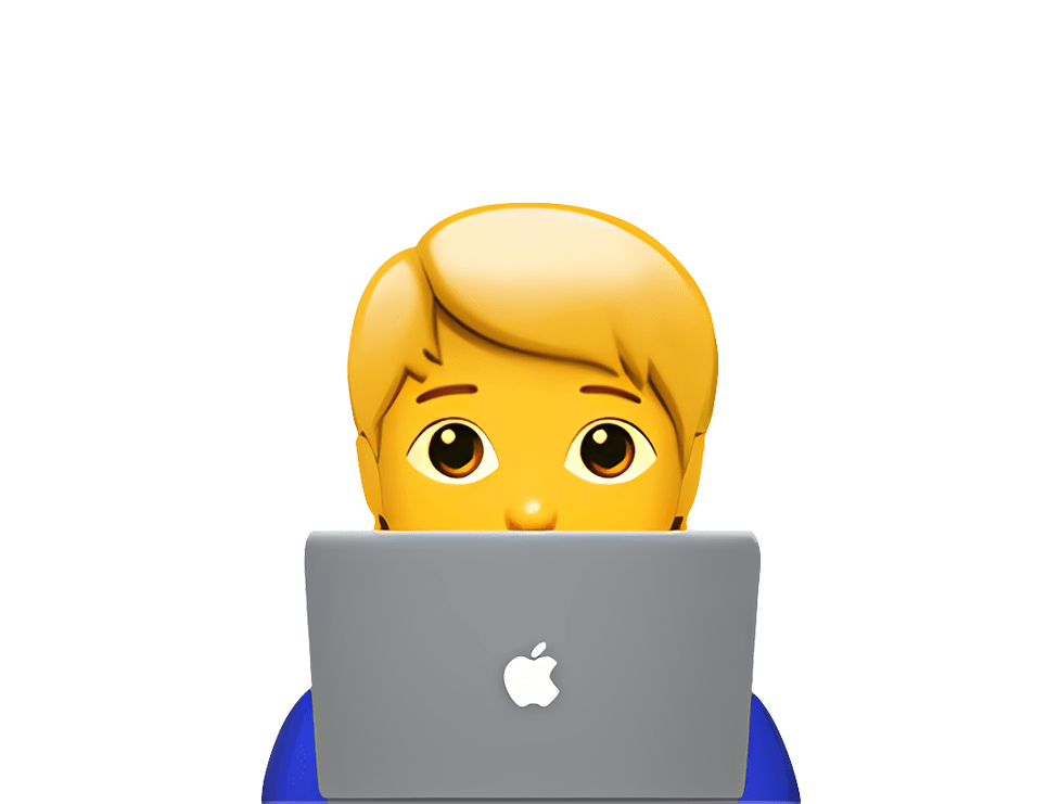 Emoji-Darstellung eines Lehlingsausbilders