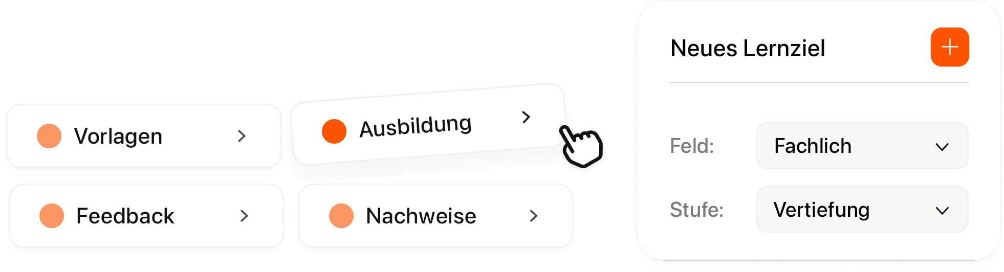 Abstrakte Visualisierung der Dualify WebApp