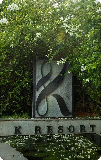 Luxury resort entrance Pondicherry