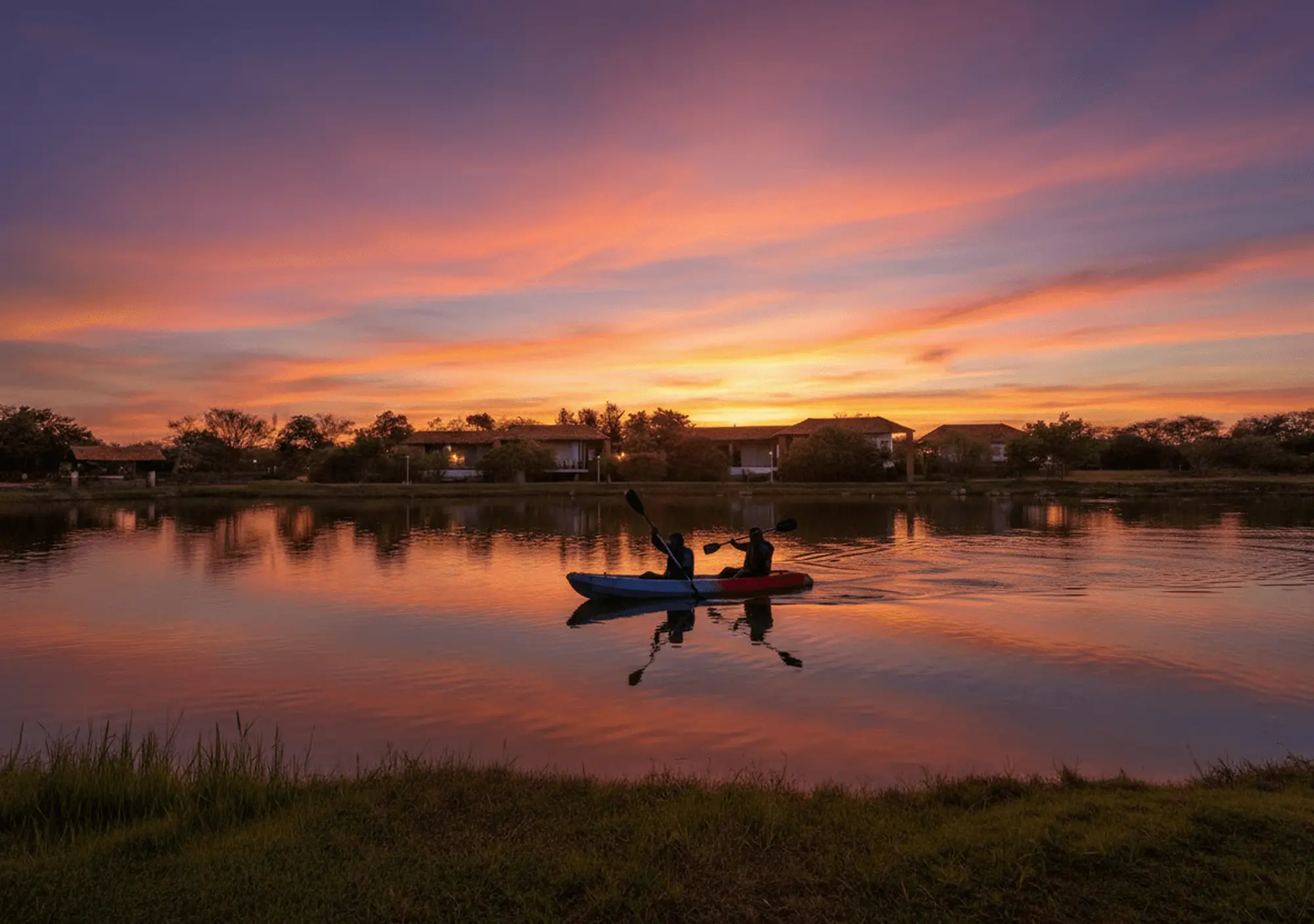 Kayaking in K Resort lake