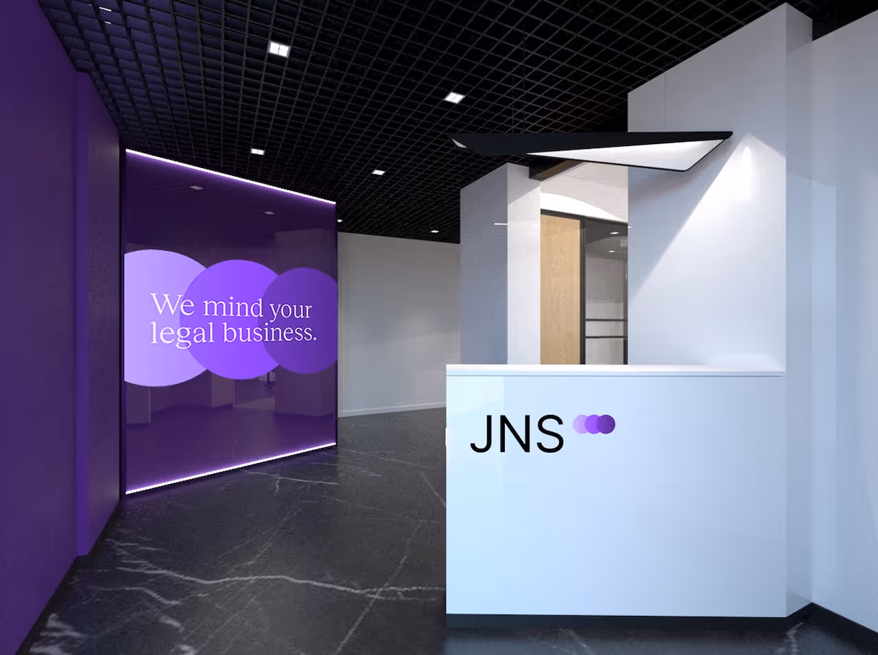 Interior of the JNS Legal office