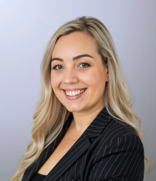 Portrait of Genevve Meyer, Team Administrator in Operations, South Africa.