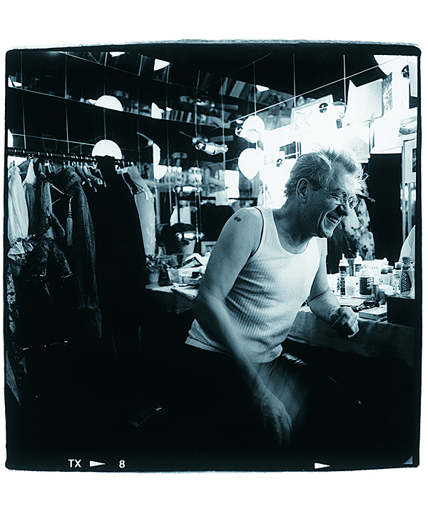 We took backstage photos to celebrate the theatre – like this one of Sir Ian McKellen