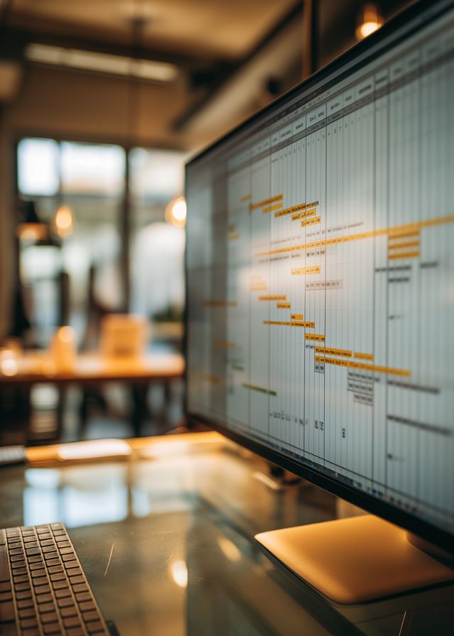 Manager explaining supporting and training