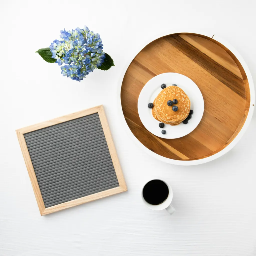 Circular Wooden Table