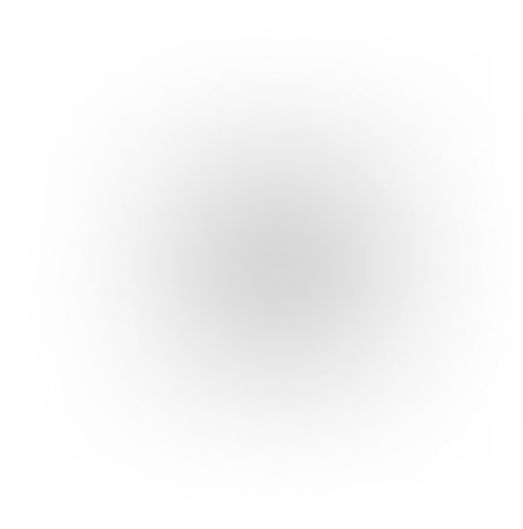 Gray circle with a soft, blurred gradient edge on a transparent background.