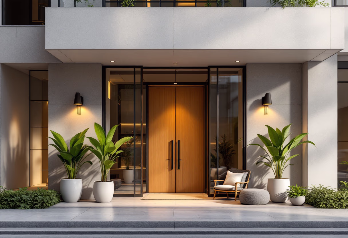 image of finished apartment building