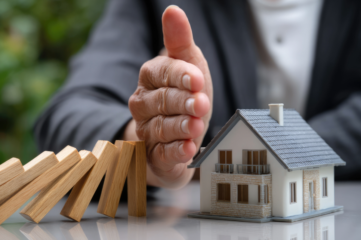 Image of a house in the suburbs