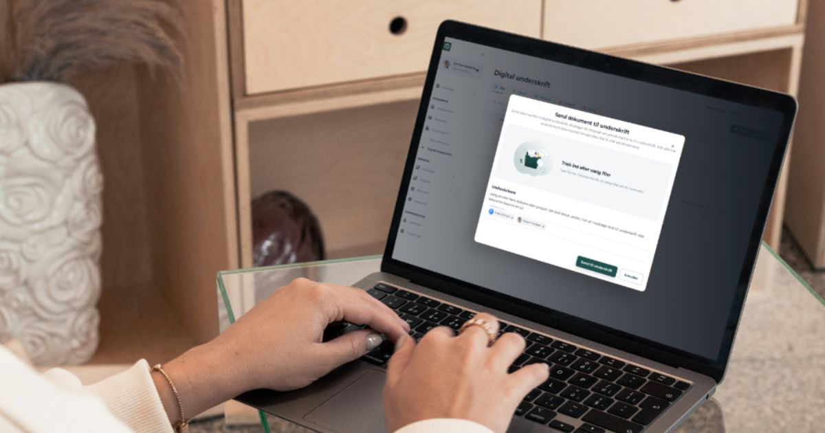 Nyhed: Digital underskrift med MitID direkte i VF Bolig
