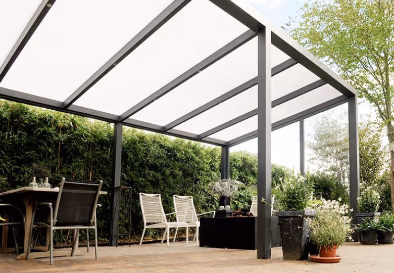 Terrassenüberdachung - Freistehend - für Anwendungsfälle direkt am Haus