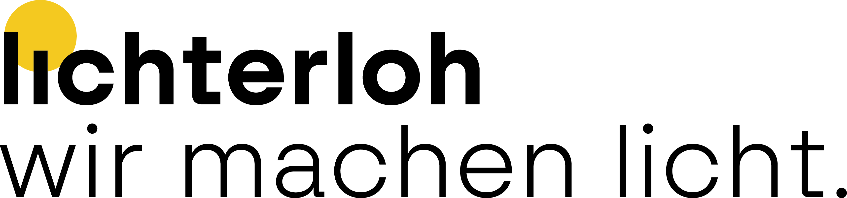 Logo mit dem Schriftzug IILICHTERLOH in schwarz auf hellem Hintergrund.