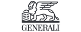 Generali logo featuring a winged lion holding an open book.