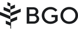 BGO logo featuring stylized leaf design.